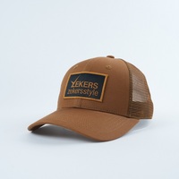 Casquettes de camionneur structurées à 6 panneaux, couleur personnalisée et logo brodé, visière incurvée, en coton, unisexe, casquettes de sport