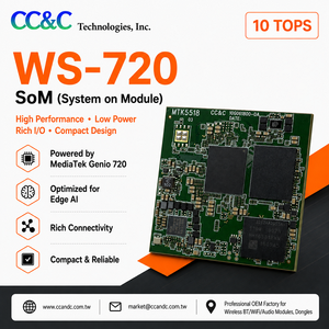 โซลูชัน MediaTek Genio720 OSM รุ่น L, 2*A78 + 6*A55 AP MCU, รองรับ eDP DSI LVDS MIPI-CSI Gigabit Ethernet - Product Image 1