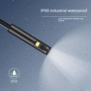 1AN100デュアルレンズ検査内視鏡3In1マイクロUSBType-C検査ボアスコープカメラ9 LEDライト電話用に調整可能PC - Product Image 4