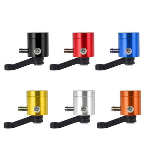 מיכל נוזל בלמים אוניברסלי מסגסוגת אלומיניום CNC לאופנוע, משאבה, קלאץ', מיכל קדמי - Product Image 2