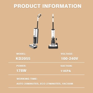 Dsp Dansong <b>Handheld</b> 3 In 1 Floor Scrubber Battery Powered Wet Dry <b>Vacuum</b> Cleaner For Home Use KD2055 - Product Image 4