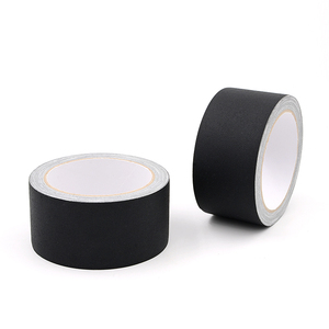 Kostenlose Probe wasserdichtes schwarzes Baumwoll tuch Kein Rest <span class=keywords><strong>Pro</strong></span> Gaffers <span class=keywords><strong>Gaffa</strong></span> Tape Kamera band 2 "X 60 Yards für Kabels chutz - Product Image 2