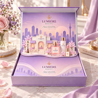 Boîte cadeau cosmétique 3D personnalisée, emballage rigide avec affichage artistique en papier pour parfum, maquillage, soins de la peau, beauté
