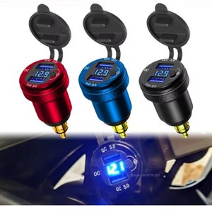 <span class=keywords><strong>Chargeur</strong></span> de <span class=keywords><strong>moto</strong></span> USB QC 3.0 avec accessoires de commutateur pour <span class=keywords><strong>BMW</strong></span> R1200RT R1200GS R1250GS R1300GS ADV R12 F800GS F800GT - Product Image 2