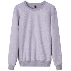 Streetwear felpa Pullover da <span class=keywords><strong>uomo</strong></span> girocollo larga 280g tinta unita felpa a girocollo <span class=keywords><strong>senza</strong></span> <span class=keywords><strong>cappuccio</strong></span> - Product Image 2