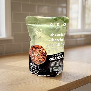 Naked Superfood Co Baked Low Sugar Cocoa Granola with Oats Coconut Hazelnuts Almonds & Cranberries Chocolate Flavour Cereal 288g - Product Image 2