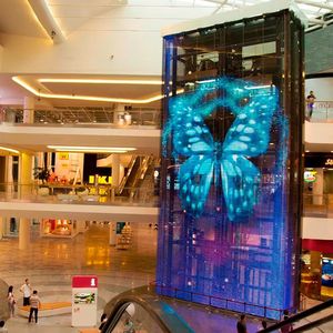 Pantalla LED Transparente de Alta Resolución para Video Wall con Animación para Centros Comerciales, Tiendas Minoristas, Señalización y Educación - Product Image 2