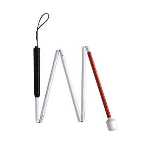 2024 Canne aveugle pliante en aluminium anodisé léger à 5 sections pour aveugles et personnes âgées - Product Image 1