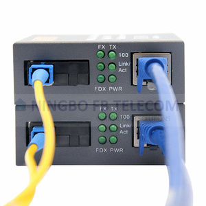 <span class=keywords><strong>Convertisseur</strong></span> de fibre optique RJ45 SC 1550 1310 1490 Monomode - Fibre monomode 10 / 100 / 1000 Mbps <span class=keywords><strong>Convertisseur</strong></span> de média fibre - Product Image 4