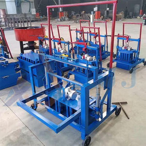 Halbautomat ische Maschine zur Herstellung von massiven Hohlziegeln Beton zement Kleine manuelle Blockform maschine - Product Image 4