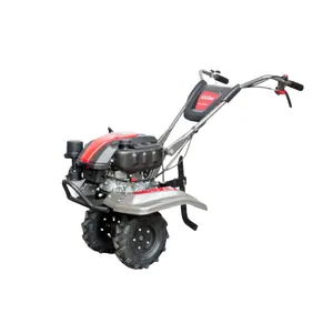 Mini Land Cultivation Machine 7Hp Farm Mini Diesel Motocultor Power Tiller Two Wheel Mini Walking Hand Tractor Prices