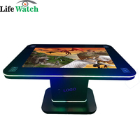 Mesa Táctil Interactiva de 55 Pulgadas, Pantalla Digital Multitáctil para Comercios, Salas de Exhibición, Entretenimiento