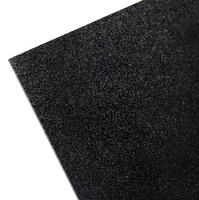 Feuille de plastique ABS noire thermoformable pour l'intérieur automobile, les valises et les revêtements de réfrigérateurs