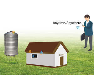 جهاز قياس مستوى الخزانات الذكي بالموجات فوق الصوتية من EPTTECH مع شاشة عرض، يعمل بتقنية Tuya اللاسلكية بتردد 433 ميجاهرتز لإدارة المياه والسوائل الذكية - Product Image 3