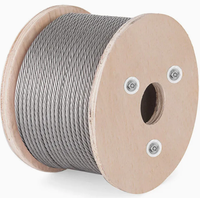 Cable de Acero Galvanizado Recubierto de Zinc de 7x1.04mm, Cable de Soporte para Invernaderos Agrícolas para Colombia y Ecuador