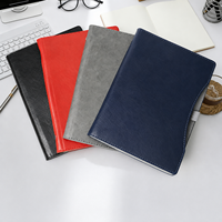 Libreta de Cuero PU Estilo A4 con Logotipo Personalizado, 6 Anillas, Agenda, Planificador, Diario con Portaplumas