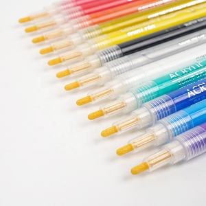 Marqueur de <span class=keywords><strong>craie</strong></span> <span class=keywords><strong>liquide</strong></span> à base d'eau, pointe en <span class=keywords><strong>feutre</strong></span>, encre permanente, tissu métallique, peinture acrylique, stylo marqueur de couleur, offre spéciale, Offre Spéciale - Product Image 2