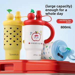 Taza portátil de gran capacidad de 800ml, nueva Taza Termo Big <span class=keywords><strong>Mac</strong></span> de acero inoxidable 316, bonita taza de agua bonita <span class=keywords><strong>para</strong></span> viajes de <span class=keywords><strong>estudiantes</strong></span> - Product Image 1