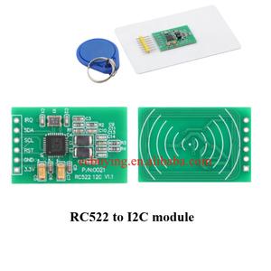 เครื่องอ่านการ์ด <span class=keywords><strong>RFID</strong></span> ความถี่วิทยุ <span class=keywords><strong>RC522</strong></span> MFRC522เครื่องอ่านการ์ดโมดูลสำหรับเขียนโมดูล RC-522โมดูลการสื่อสารกับ <span class=keywords><strong>I2C</strong></span> - Product Image 5