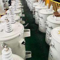 Transformateur monophasé 10 kV monté sur poteau, étanche à l'humidité, pour projet de ligne de distribution d'énergie