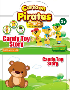 Éclairer Pirate Ours Avec Son Pour Enfants En Gros Jouets De Bonbons Avec Bonbon Dur - Product Image 4