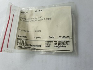 PLC <strong>VICI</strong> FS1.5-5 F SILICA ADAPTOR 1/16" FOR TUBING .5MM 5/PK (R4S10.5B5) Warranty Product - Product Image 1