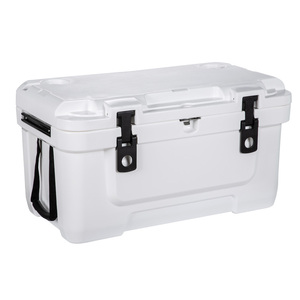 Cooler Box Plastic Cooler Box Yet Factory Directly Plastic Cooler Box OEM 46QT LLDPE Outdoor Camping BBC Ice Chest Cooler