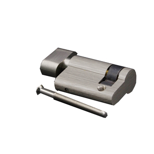 Serrure mécanique matériel en cuivre massif 45 mm demi-<span class=keywords><strong>coupe</strong></span> noyau de serrure cylindre de bouton en laiton pour serrure de <span class=keywords><strong>porte</strong></span> de Passage ignifuge - Product Image 1