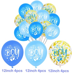 Paquete de 12 Globos Redondos de Lentejuelas de 12 Pulgadas para Decoración de Fiestas de Cumpleaños, <span class=keywords><strong>Baby</strong></span> Shower y Bautizo - Product Image 2