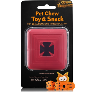 Juguete masticable para mascotas, cubo grande para perros, cuidado dental, juguete de goma para perros - Product Image 3