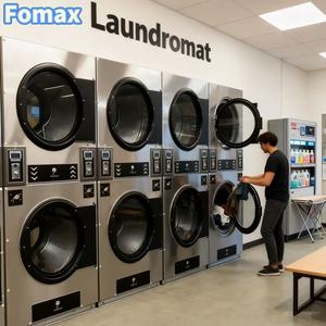 Máquina de Lavandería Comercial y Secadora que Funciona con Monedas, para Hoteles, Escuelas, Lavandería de Autoservicio, Promoción Comercial, Lavandería Metálica - Product Image 2