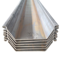 Panneaux de palplanches laminés à froid S235 S275 S355 EN10249-1/2