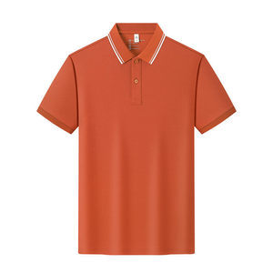 Men's Solid Color Cotton Polo Shirt Short Sleeve Workwear Daily Wear GT1-901 - Product Image 3