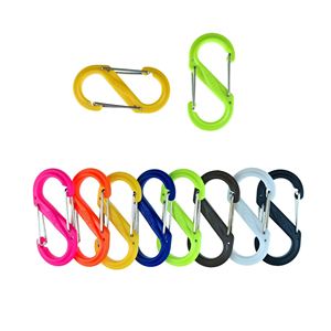 Mousqueton léger en plastique en forme de S, multi-usages, pour l'escalade en extérieur, sacs, clés, colliers de chien, accessoires de connexion - Product Image 3