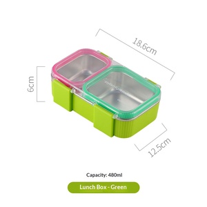 Boîte à lunch mini grillagée en acier inoxydable 304 de qualité alimentaire, spécialement conçue pour les repas faibles en gras - Product Image 3
