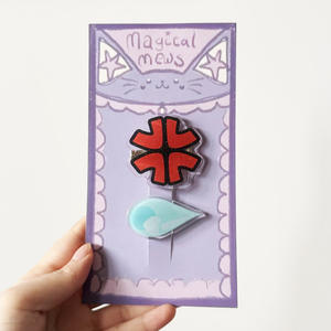 Barrettes à cheveux en acrylique personnalisées Felton, imprimées sur mesure, créez vos propres designs, ensembles de barrettes à cheveux en plastique acrylique - Product Image 3