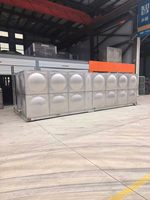 Tanque de Agua Modular de Acero Inoxidable SUS304, a Prueba de Fugas, Larga Vida Útil, para Proyectos de Suministro de Agua en Edificios Comerciales