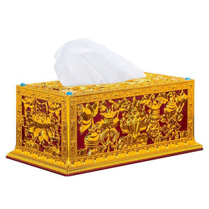 Venta al por mayor tibetano caja de pañuelos para el hogar Longfeng <span class=keywords><strong>Babao</strong></span> Bajixiang Retro coche caja de papel-pieza Generación de pelo - Product Image 1