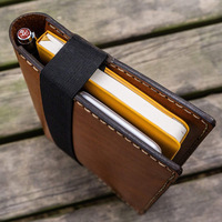 Portefeuille en cuir végétalien à couverture rigide pour carnet de notes, couverture de livre, classeur, offre spéciale sur Amazon