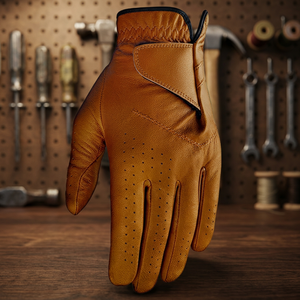 Gant de golf personnalisé pour femme, main gauche, en cuir PU respirant, antidérapant, avec fermeture auto-agrippante, accessoire de sport et d'entraînement en extérieur - Product Image 2