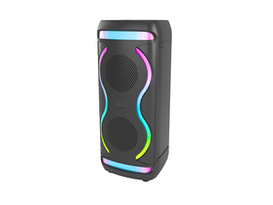 Khuôn Mẫu tư nhân cho <span class=keywords><strong>bluetooth</strong></span> karaoke nhà hệ thống âm thanh mới đôi 4 inch Nhựa hộp loa với RGB LED chiếu sáng cho nhà hát - Product Image 3