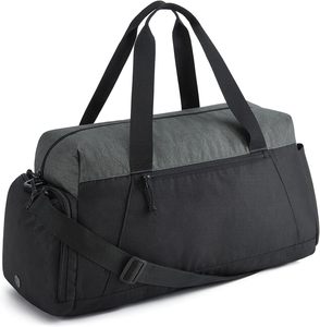 Borsone Da Viaggio 55L Uomo Donna Impermeabile – Con Scomparto Scarpe, Pieghevole, Nero - 5