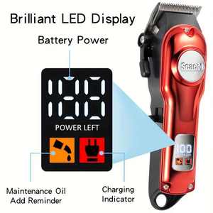 <strong>XY</strong>-8118B Mini Electric Hair <strong>Trimmer</strong> Cordless Universal Serial Bus Shaving <strong>Trimmer</strong> for Men's Professional Beard Beauty - Product Image 2