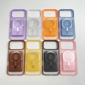 เคส PC ผิวด้านมีช่องใส่บัตรแบบใสสำหรับ iPhone 17 <span class=keywords><strong>PRO</strong></span> MAX เคสมีสายคล้องแม่เห<span class=keywords><strong>ล</strong></span>็กกันกระแทกสำหรับ iPhone 14 15 16 - Product Image 4