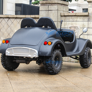 Voiture miniature vintage noire à deux places, sièges confortables, prix de gros, fabrication professionnelle, quatre roues durables - Product Image 6