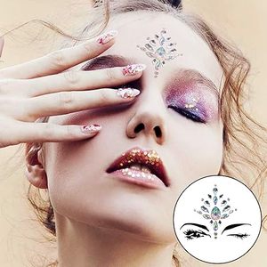 Tatuaje temporal Body Art Face Jewel Adhesivo Rhinestone Face Jewel Stickers <span class=keywords><strong>para</strong></span> maquillaje de fiesta - Product Image 6