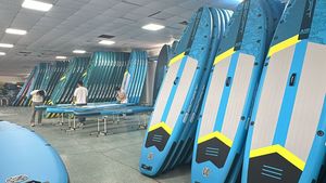 ดรอปชิปปิ้ง บอร์ด SUP แบบพองลม ขนาด 11'6"*35"*6" วัสดุ Drop Stitch สำหรับกีฬาทางน้ำ รุ่น AI06 แบบพองลม - Product Image 5