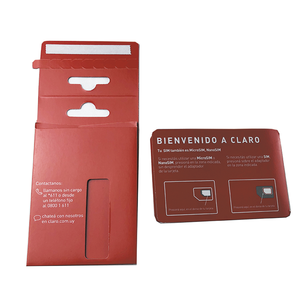 Custom 4G 5G <span class=keywords><strong>Sim</strong></span>-kaart Unieke Verpakking - Product Image 5