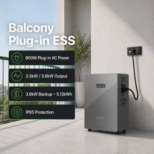 Batería de Almacenamiento de Energía Doméstica Enchufable de 5.12kWh Dyness Aquavolt 8000 Ciclos con Control por IA y Entrada de CA de 2.5kW - Product Image 5