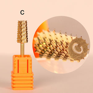 Gümüş büyük konik Tungsten karbür tırnak matkap uçları döner matkap elektrikli matkap makinesi aksesuarları manikür freze kesicisi - Product Image 5